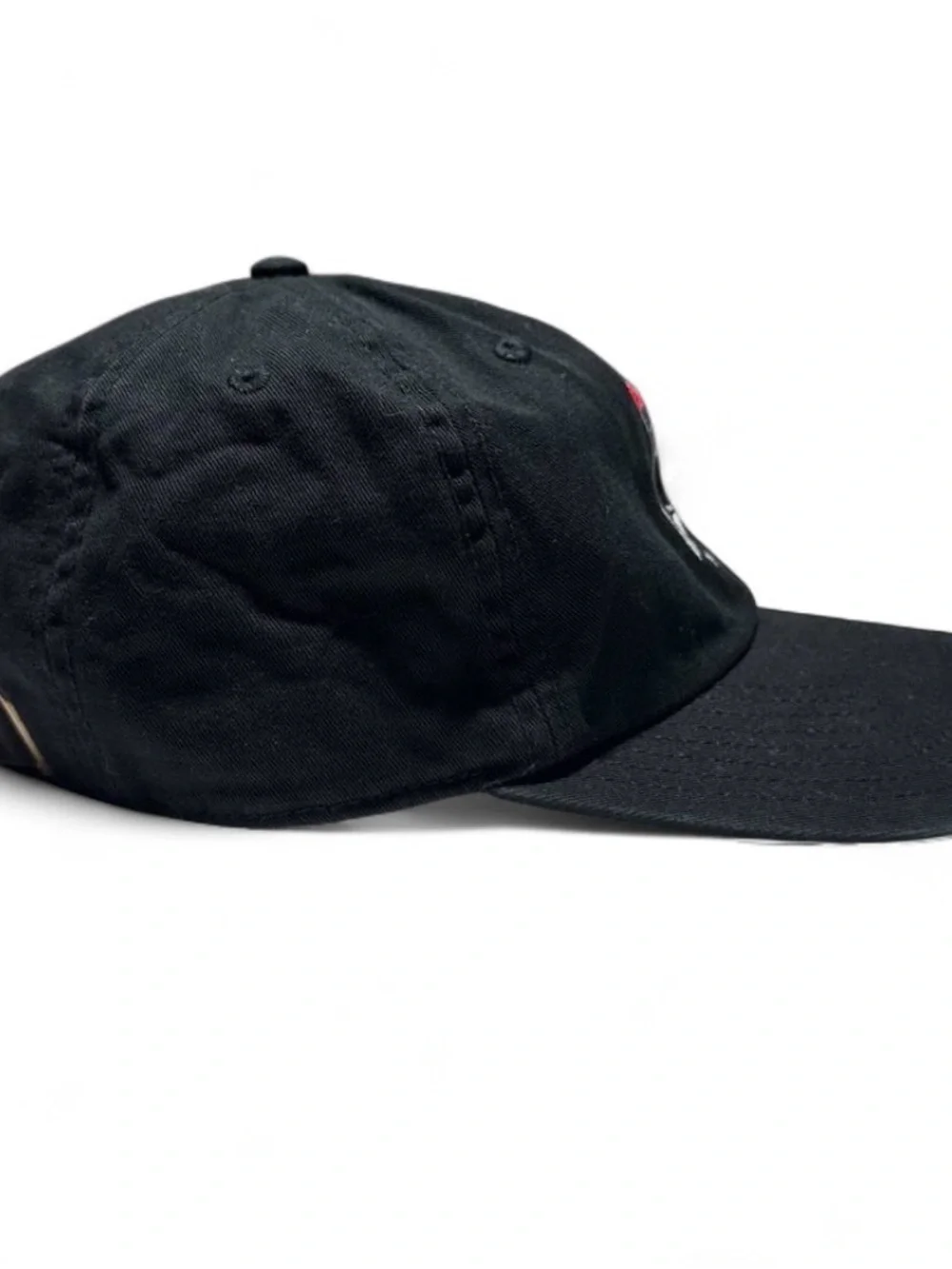Gente Fina Golf Scorpion Flag Black Embroidered Strapback Cap Adjustable Dad Hat